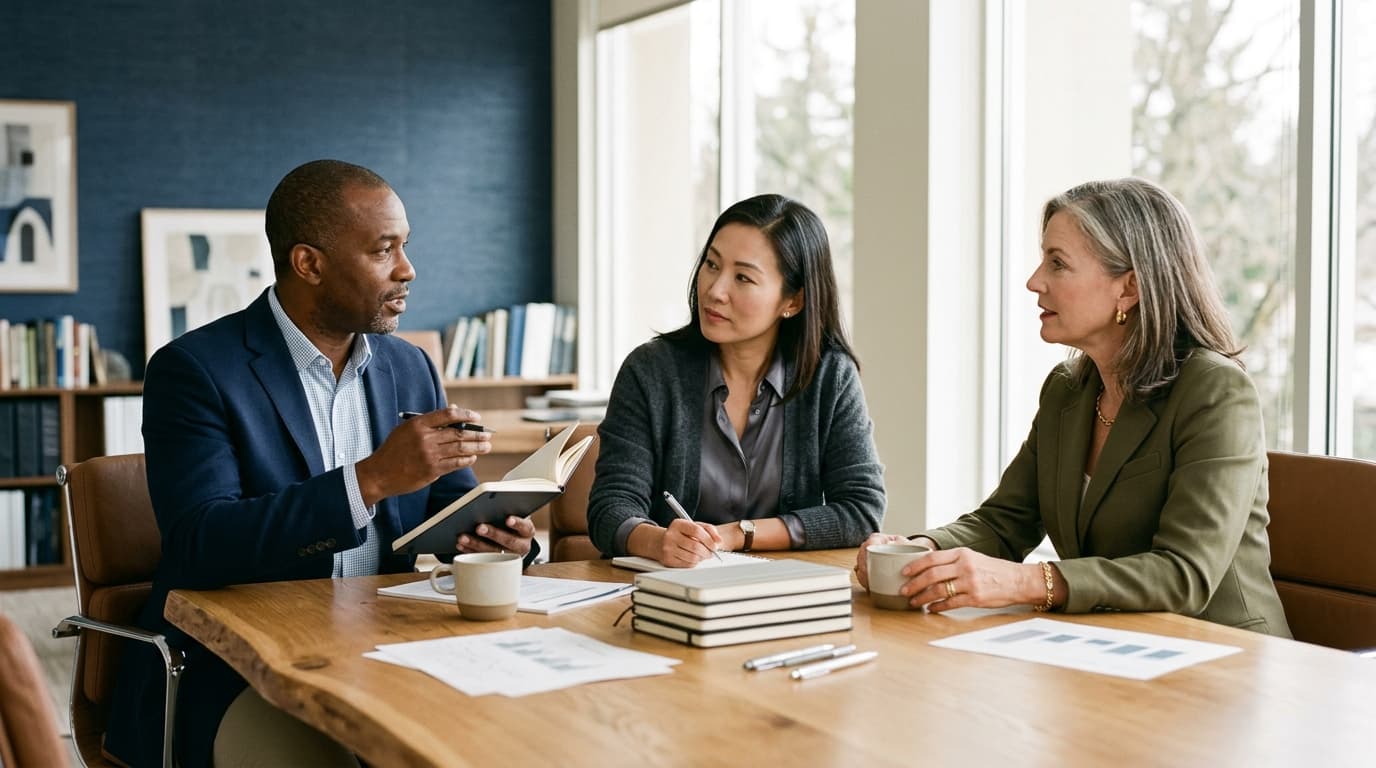 Échange et conseil stratégique entre dirigeants